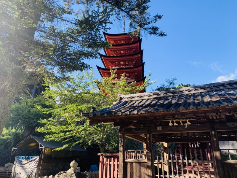 厳島神社五重塔