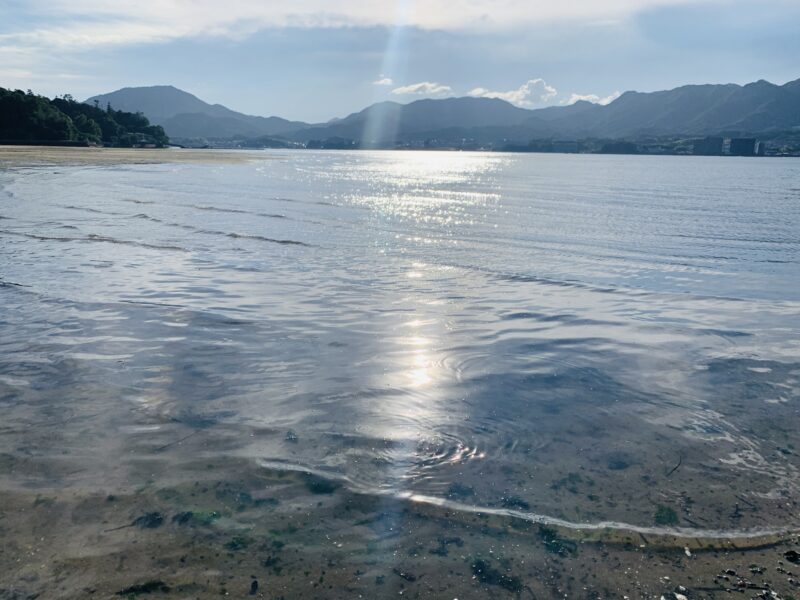 宮島の海