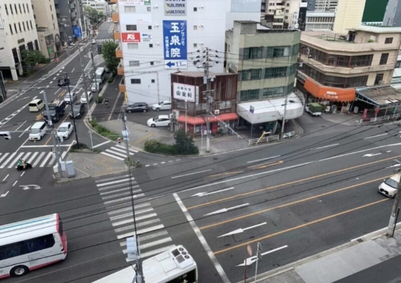 ネストホテル広島駅前の前の道路