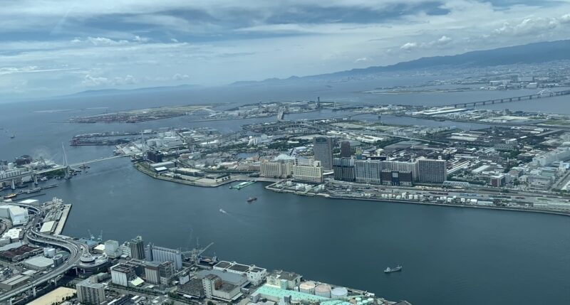 セスナ機遊覧飛行から見た大阪ベイエリア