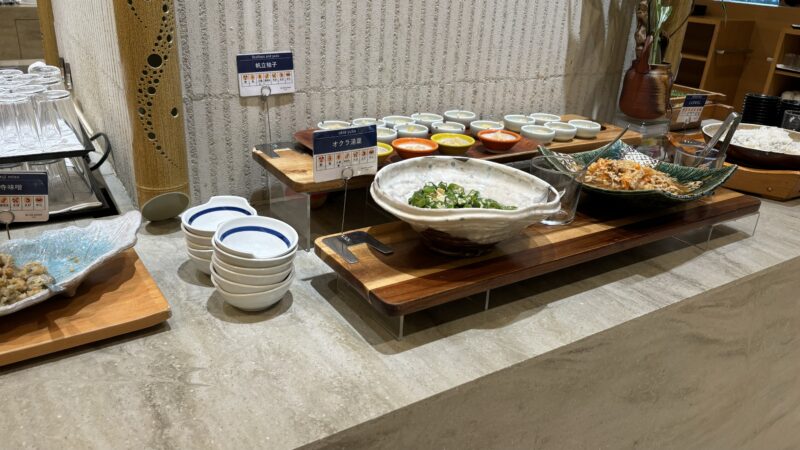 SHIRAHAMA KEY TERRACE HOTEL SEAMORE ホテルシーモアの朝食バイキングの小鉢