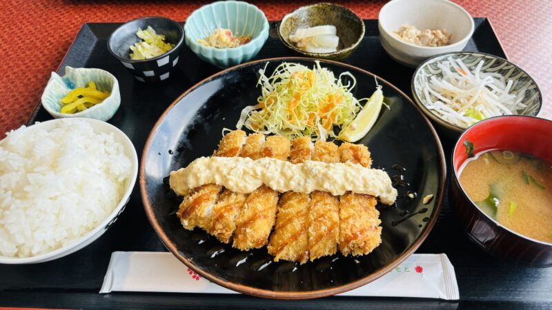 海鮮家千畳のマグロカツ定食