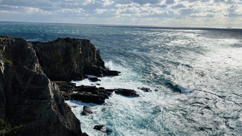 三段壁の絶景