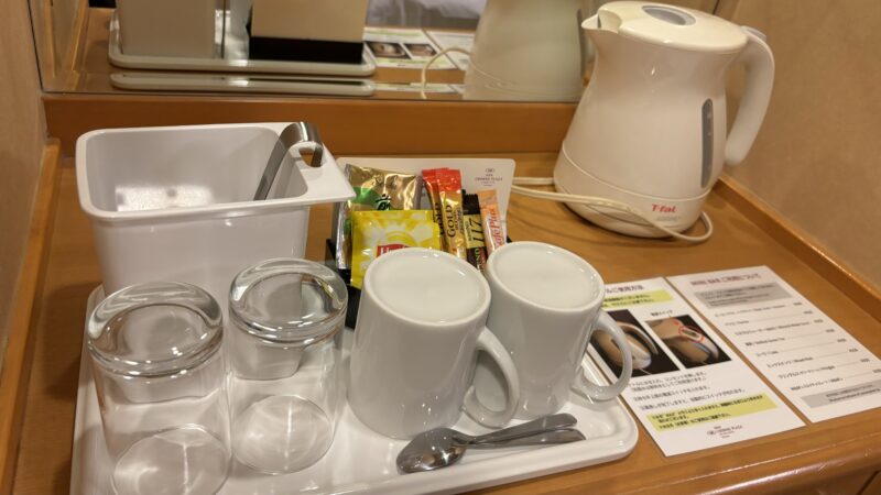 ANAクラウンプラザホテル富山のコーヒーとお茶類