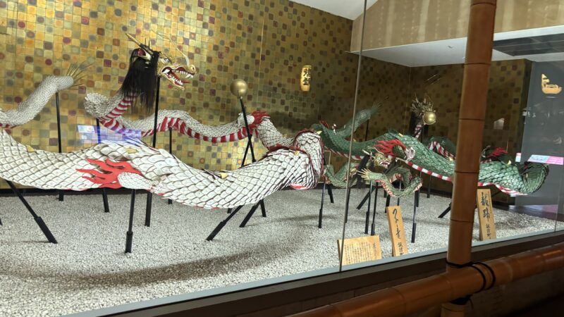 長崎伝統芸能館にある長崎くんちの龍