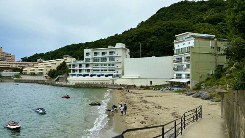 和歌浦にあるあじろ浜