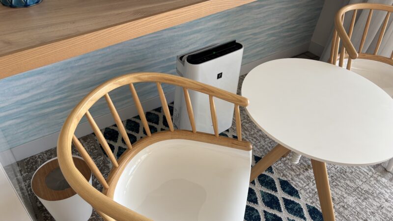 都リゾート志摩ベイサイドテラスのスーペリアツインに置かれていた空気清浄機