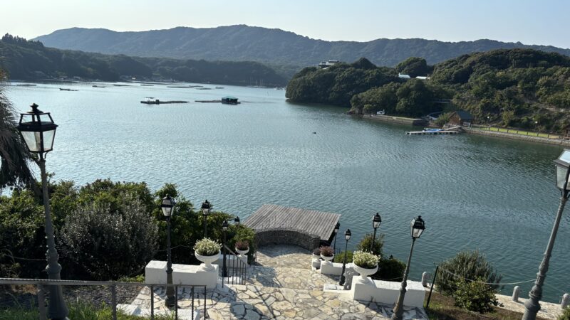 都リゾート志摩ベイサイドテラスのプールサイドから見る英虞湾の絶景